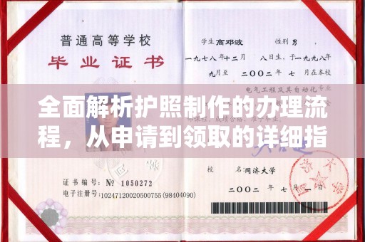 南投全面解析护照制作的办理流程，从申请到领取的详细指南