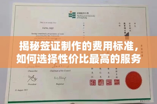 南投揭秘签证制作的费用标准，如何选择性价比最高的服务？
