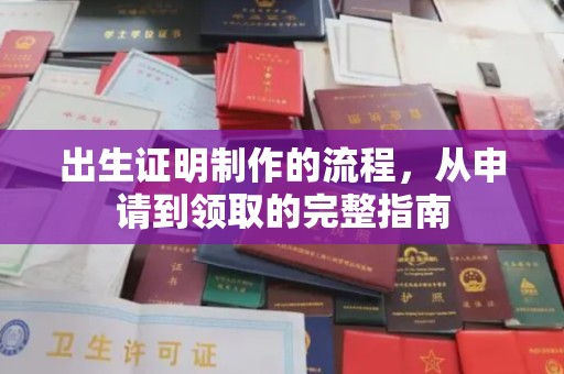 南投出生证明制作的流程，从申请到领取的完整指南