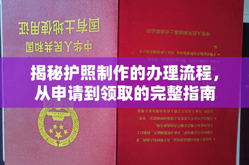南投揭秘护照制作的办理流程，从申请到领取的完整指南