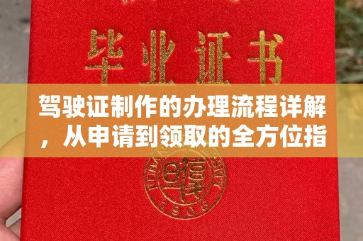 南投驾驶证制作的办理流程详解，从申请到领取的全方位指南