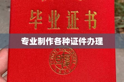 南投专业制作各种证件办理