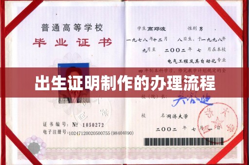 南投出生证明制作的办理流程